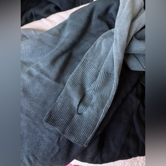 Nicholas K Free People Poncho Cardigan size S tie diy ombré - Picture 9 of 10